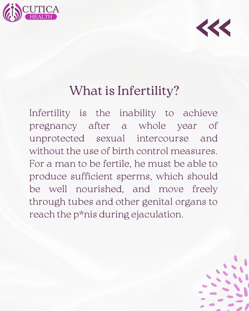 cuticahealth's tweet image. Male infertility is more common than you think, but not often talked about.
If you and your partner are struggling to conceive, it’s important to know that both partners should be evaluated.

#CUTICAHealth #Health #MensHealthMonth #MensHealth #MaleInfertility