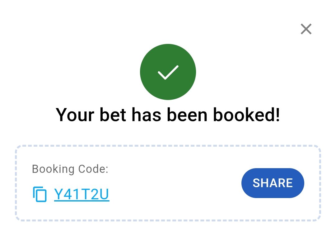 SPECIAL PICKS (@specialpicks70) on Twitter photo Game Of The Day β
β
On <a href="/BetKingNG/">BetKing Nigeria π</a> πβοΈ
Over 1.5 π«΄ D4127M
Half-Time Over 0.5 π«΄ 8E15W8
Double Chance π«΄ VR2XHZ
2nd Half Over 0.5 π«΄ Y41T2U
Check My Betking Profile To View All My Bets!ππ
bking.me/specialpicks
New to <a href="/BetKingNG/">BetKing Nigeria π</a>βοΈ
Play here:‡οΈ
bking.me/register Game Of The Day β
β
On <a href="/BetKingNG/">BetKing Nigeria π</a> πβοΈ
Over 1.5 π«΄ D4127M
Half-Time Over 0.5 π«΄ 8E15W8
Double Chance π«΄ VR2XHZ
2nd Half Over 0.5 π«΄ Y41T2U
Check My Betking Profile To View All My Bets!ππ
bking.me/specialpicks
New to <a href="/BetKingNG/">BetKing Nigeria π</a>βοΈ
Play here:‡οΈ
bking.me/register