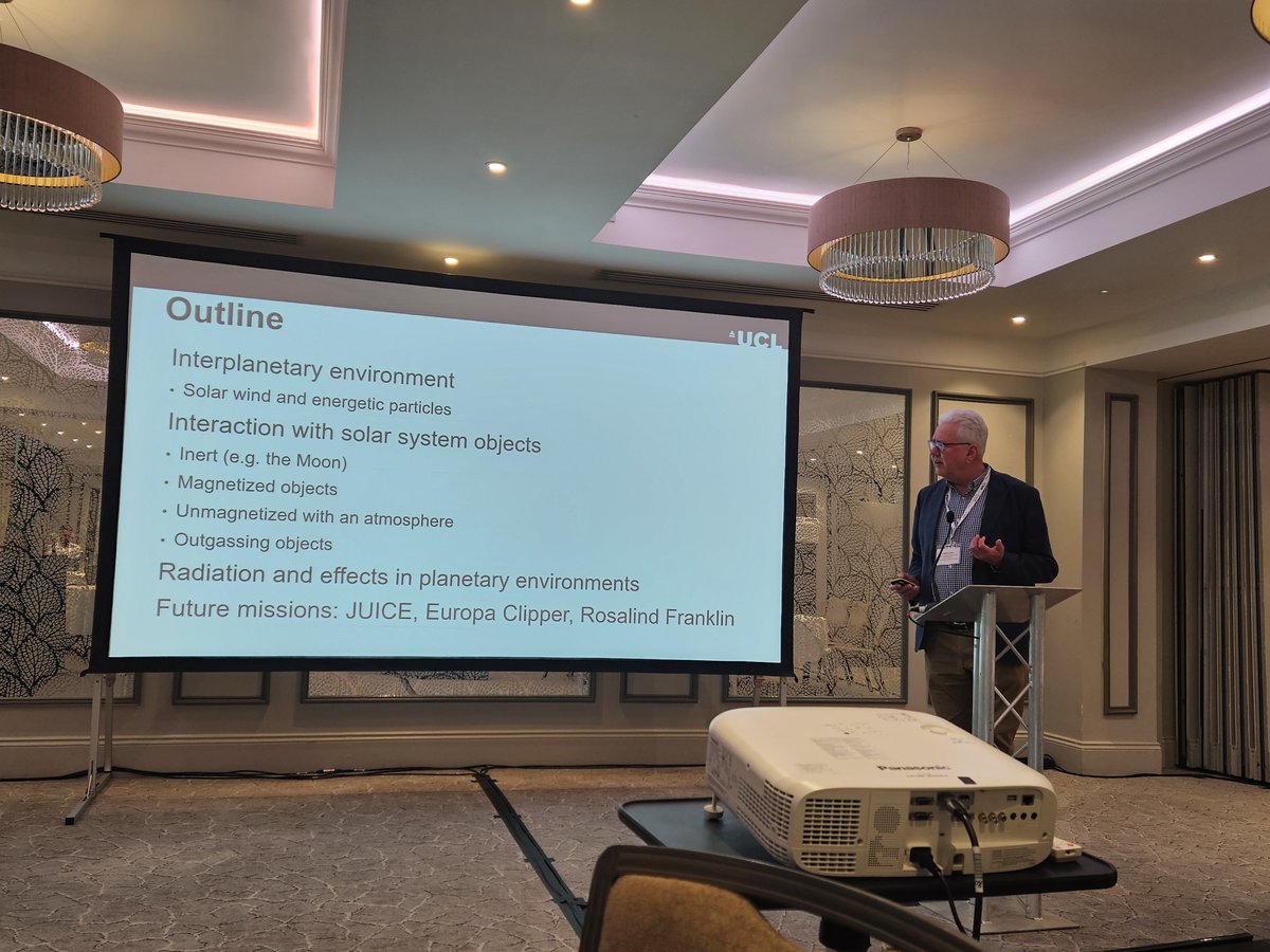 Dr Andrew Coates gave ARR a very interesting talk on space weather in the opening session <a href="/AssocRadRes/">ARR</a>