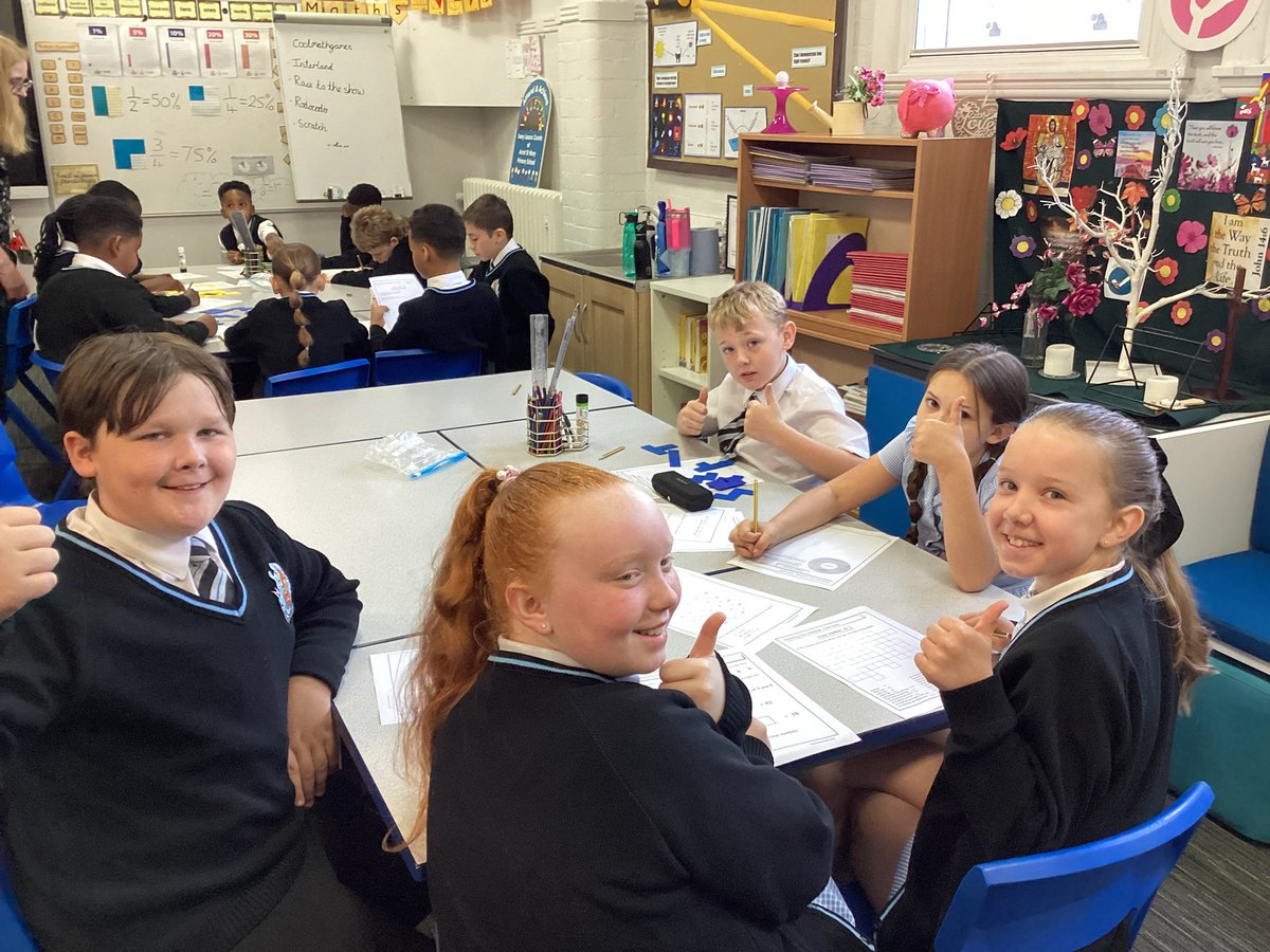 Year 6 had lots of fun problem-solving in Maths with Mr Dickinson this morning!