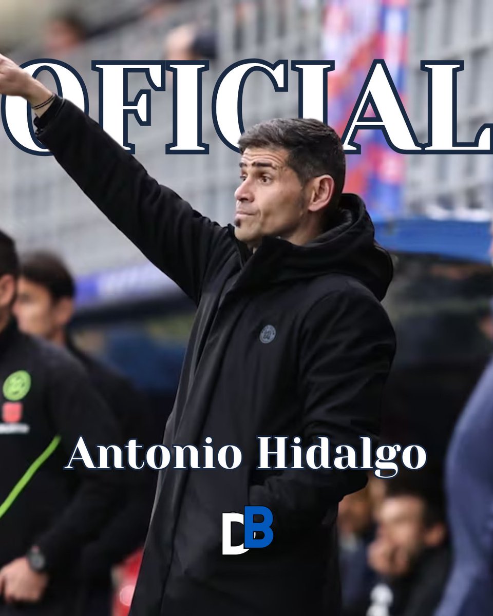🚨 𝐀𝐧𝐭𝐨𝐧𝐢𝐨 𝐇𝐢𝐝𝐚𝐥𝐠𝐨 será el nuevo entrenador del Dépor. 

✍ Firma durante una temporada con opción a otra más. 

⚪🔵 ¡Bienvenido, míster!
