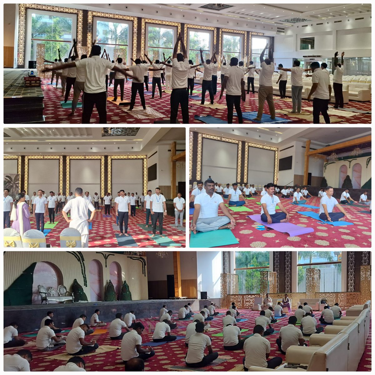 THALAGHATTAPURA BCP, ತಲಘಟ್ಟಪುರ ಪೊಲೀಸ್ ಠಾಣೆ (@tgpuraps) on Twitter photo ಈ ದಿನ ದಿನಾಂಕ 10.06.2025 ರಂದು Art of Living Bengaluru ವತಿಯಿಂದ ತಲಘಟ್ಟಪುರ ಪೊಲೀಸ್ ಠಾಣೆಯ ಅಧಿಕಾರಿ ಹಾಗೂ ಸಿಬ್ಬಂದಿಗಳಿಗೆ ಯೋಗ ಮತ್ತು ಒತ್ತಡ ನಿವಾರಣಾ ಬಗ್ಗೆ ಕಾರ್ಯಗಾರವನ್ನು ಹಮ್ಮಿಕೊಳ್ಳಲಾಗಿರುತ್ತದೆ. <a href="/BlrCityPolice/">ಬೆಂಗಳೂರು ನಗರ ಪೊಲೀಸ್ BengaluruCityPolice</a> ಈ ದಿನ ದಿನಾಂಕ 10.06.2025 ರಂದು Art of Living Bengaluru ವತಿಯಿಂದ ತಲಘಟ್ಟಪುರ ಪೊಲೀಸ್ ಠಾಣೆಯ ಅಧಿಕಾರಿ ಹಾಗೂ ಸಿಬ್ಬಂದಿಗಳಿಗೆ ಯೋಗ ಮತ್ತು ಒತ್ತಡ ನಿವಾರಣಾ ಬಗ್ಗೆ ಕಾರ್ಯಗಾರವನ್ನು ಹಮ್ಮಿಕೊಳ್ಳಲಾಗಿರುತ್ತದೆ. <a href="/BlrCityPolice/">ಬೆಂಗಳೂರು ನಗರ ಪೊಲೀಸ್ BengaluruCityPolice</a>