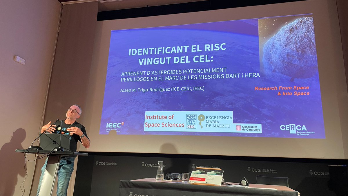 Dr. Josep M Trigo ⭐🌛#PlanetaryDefense #DART HERA (@josep_trigo) on Twitter photo GRÀCIES #GIRONA per omplir la Casa de cultura <a href="/casadeculturagi/">Casa Cultura Girona</a> el passat 22 de maig per escoltar la conferència sobre les missions espacials que ens han descobert les propietats dels asteroides i cometes. Us ho vau perdre? Doncs ja podeu recuperar-la:🤗👇
youtu.be/S8InBJpfbLk?si… GRÀCIES #GIRONA per omplir la Casa de cultura <a href="/casadeculturagi/">Casa Cultura Girona</a> el passat 22 de maig per escoltar la conferència sobre les missions espacials que ens han descobert les propietats dels asteroides i cometes. Us ho vau perdre? Doncs ja podeu recuperar-la:🤗👇
youtu.be/S8InBJpfbLk?si…