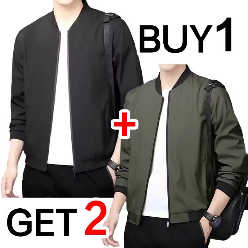 Check out BUY 1 GET 2 Plain Bomber Jacket For Men Unisex High Quality Motorcycle Coat Crew Neck Good Size for ₱139 - ₱289. Get it on Shopee now! s.shopee.ph/4Ao4yIWxVj?sha…