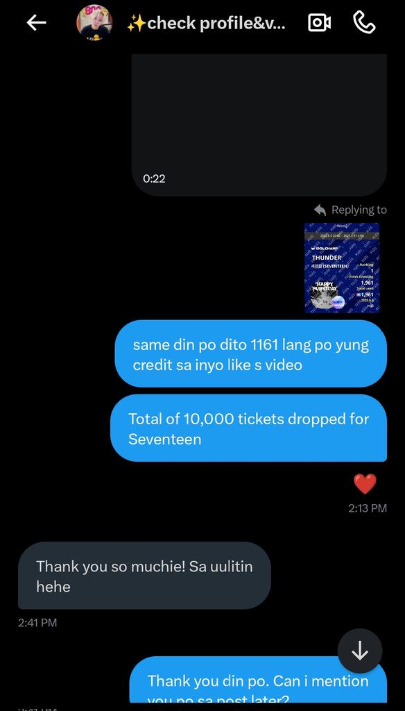 Kpop Vote Selling (@voteselling_ph) on Twitter photo Thank you <a href="/bootamin_power/">Power_BOO🍊</a> for availing total of Idol Champ 10,000 ♥️ for #Seventeen
Hope for more transaction with you. Thank you for trusting us
#VSPh_Proof
Proof sent to buyer Thank you <a href="/bootamin_power/">Power_BOO🍊</a> for availing total of Idol Champ 10,000 ♥️ for #Seventeen
Hope for more transaction with you. Thank you for trusting us
#VSPh_Proof
Proof sent to buyer