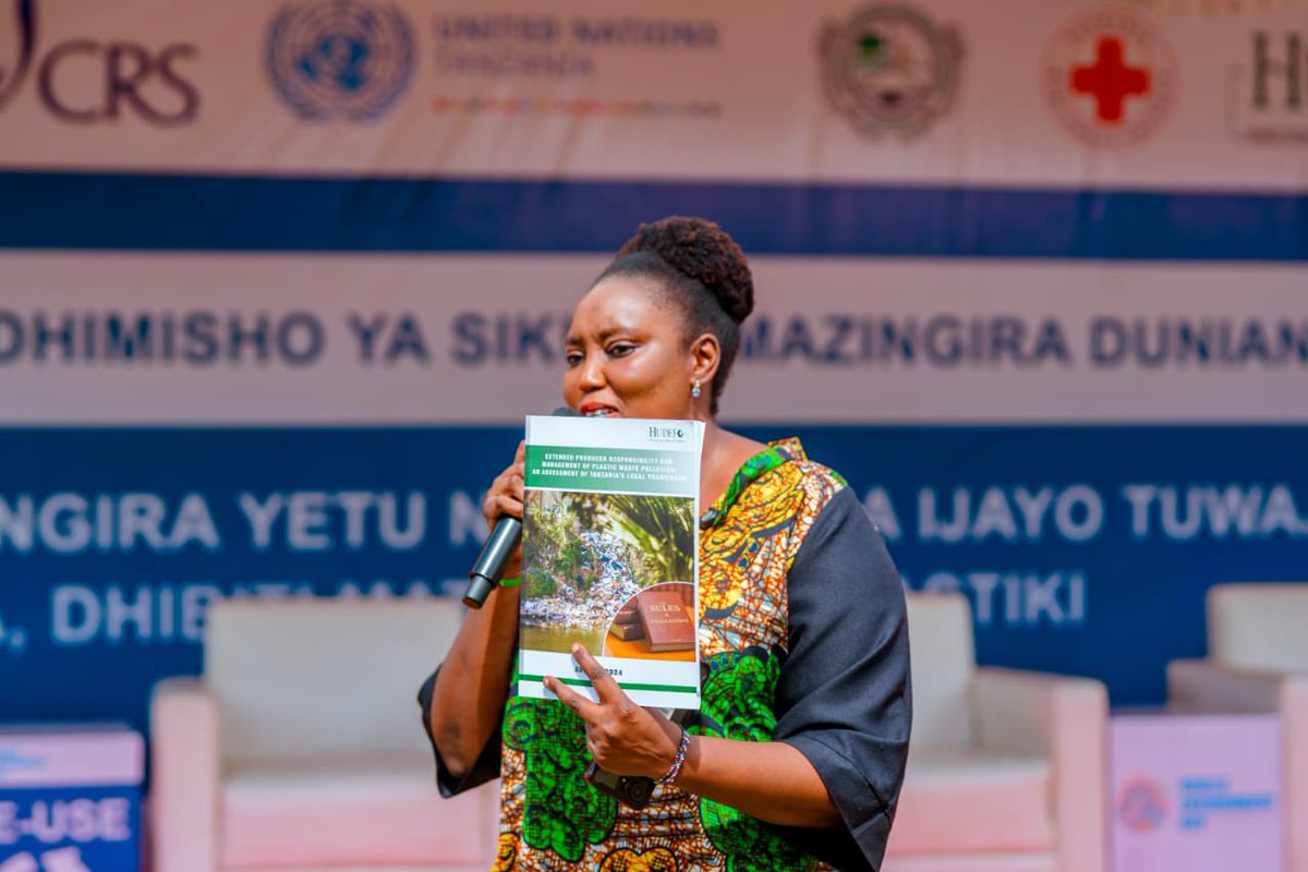 elikaMwanyika's tweet photo. Proud milestone for @HUDEFO! We've launched the EPR Report for plastic waste in / —a united effort from waste pickers to policymakers. Thanks to all who made this vision a reality! &amp;
#EPR #PlasticWaste @CRS @VPO @UNEP @nemc                @redcrosstanzania https://t.co/o0h1qFEMJh