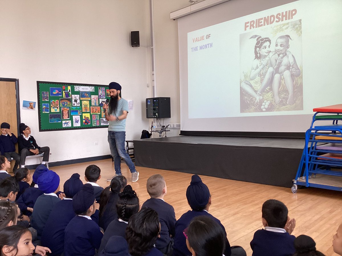 We enjoyed our assembly this morning about friendship.