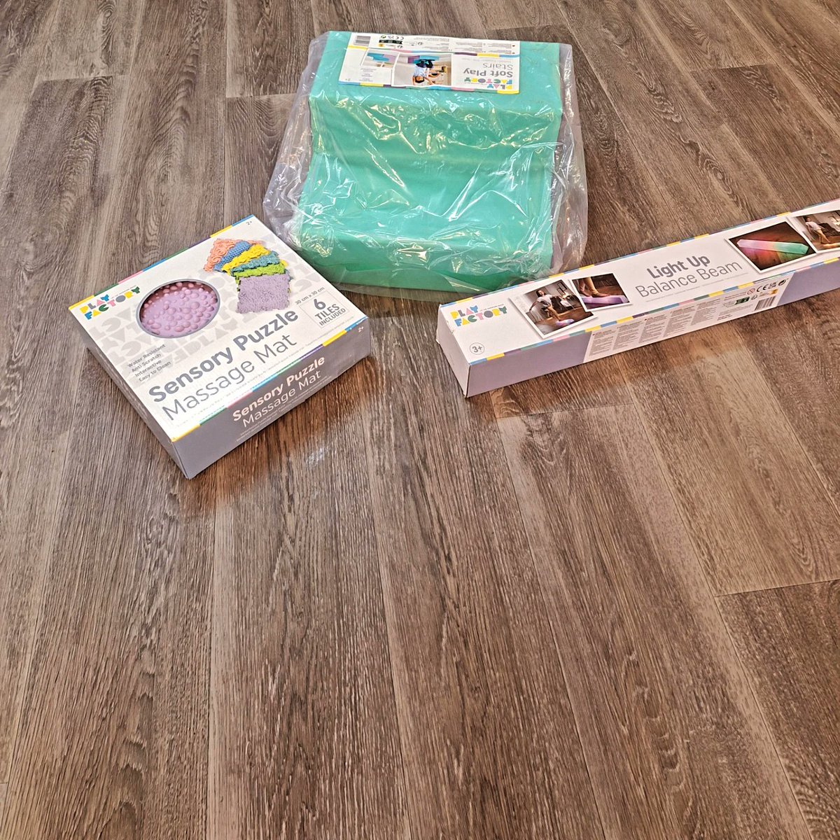 We love our new arts and crafts and sensory items