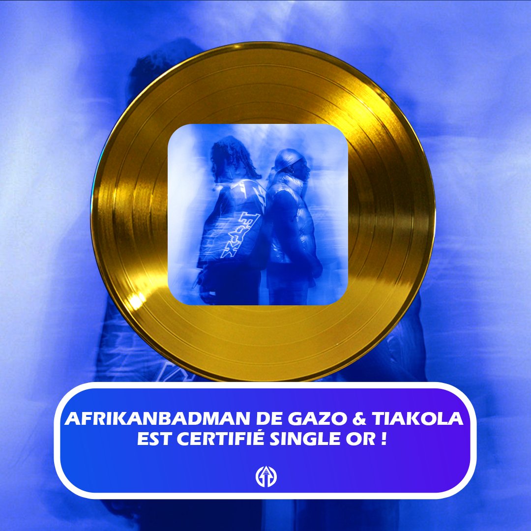 bighousepromo_'s tweet photo. 🚨 Le titre « AFRIKANBADMAN » de Gazo & Tiakola est certifié Single Or ! 📀
15 000 000 équivalents streams 🎧
▫️ 48 singles d’or pour Gazo 📀
▫️ 52 singles d’or pour Tiakola 📀
#Gazo #Tiakola #Afrikanbadman #SingleOr #Certification #RapFr #ActuRap #Musique https://t.co/UWyONAt7FM