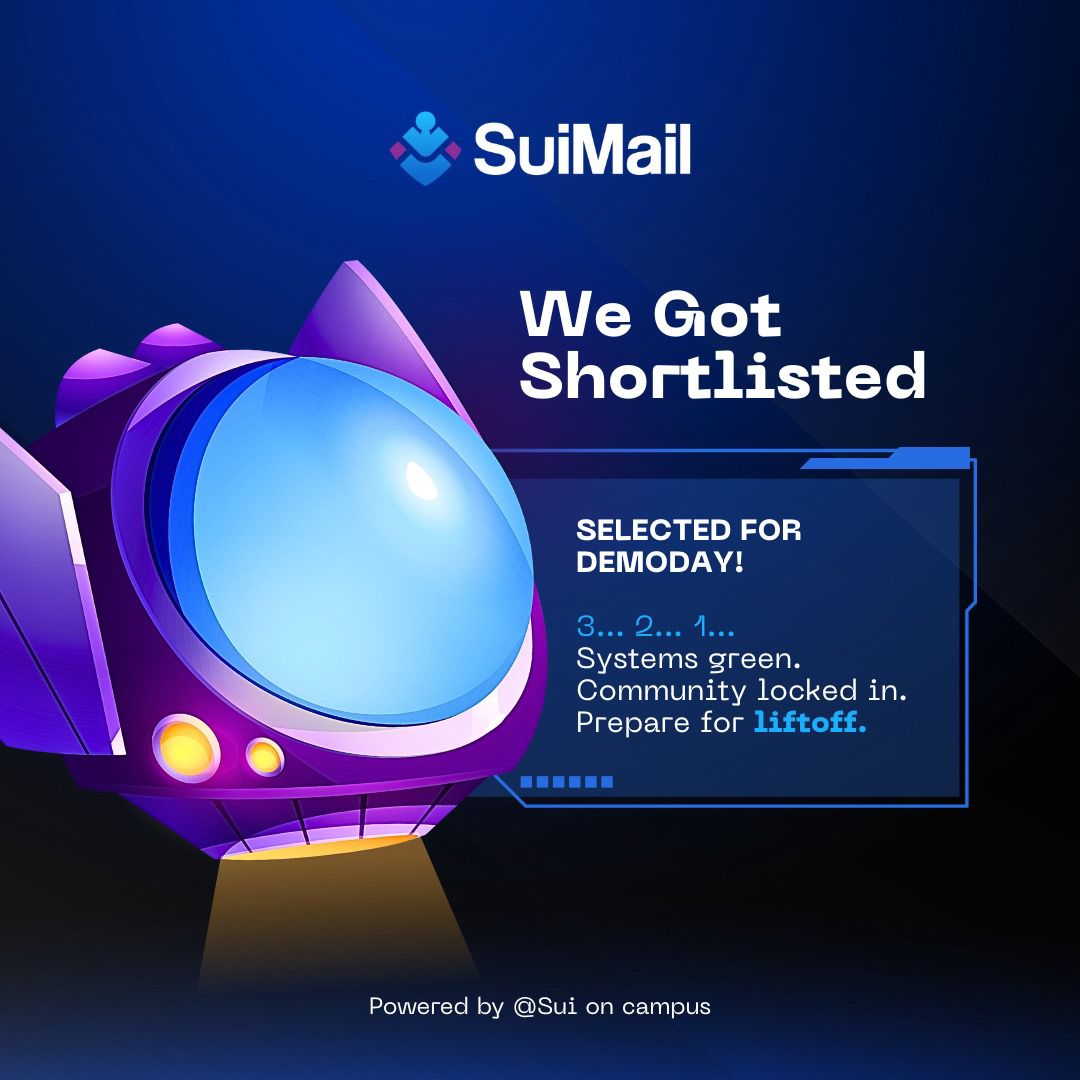 Countless sleepless nights. Relentless building. 

A vision to serve humanity through innovation.

Today, it all pays off.

Congratulations <a href="/SUIMAIL_/">SUIMAIL</a> on this groundbreaking achievement. 🚀

The journey now leads to #Suioverflow2025 — and it’s only just begun.

Join us tonight at