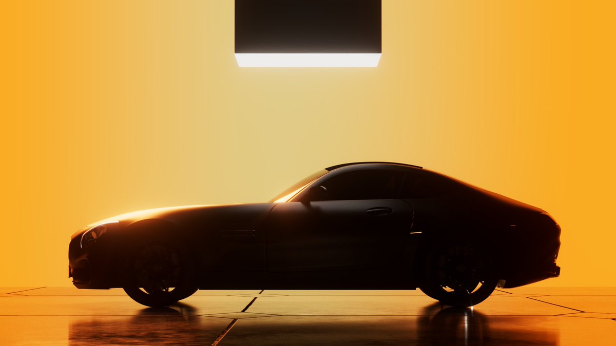 pacomepertant's tweet image. Some orange-lit AMG GT renders🟠