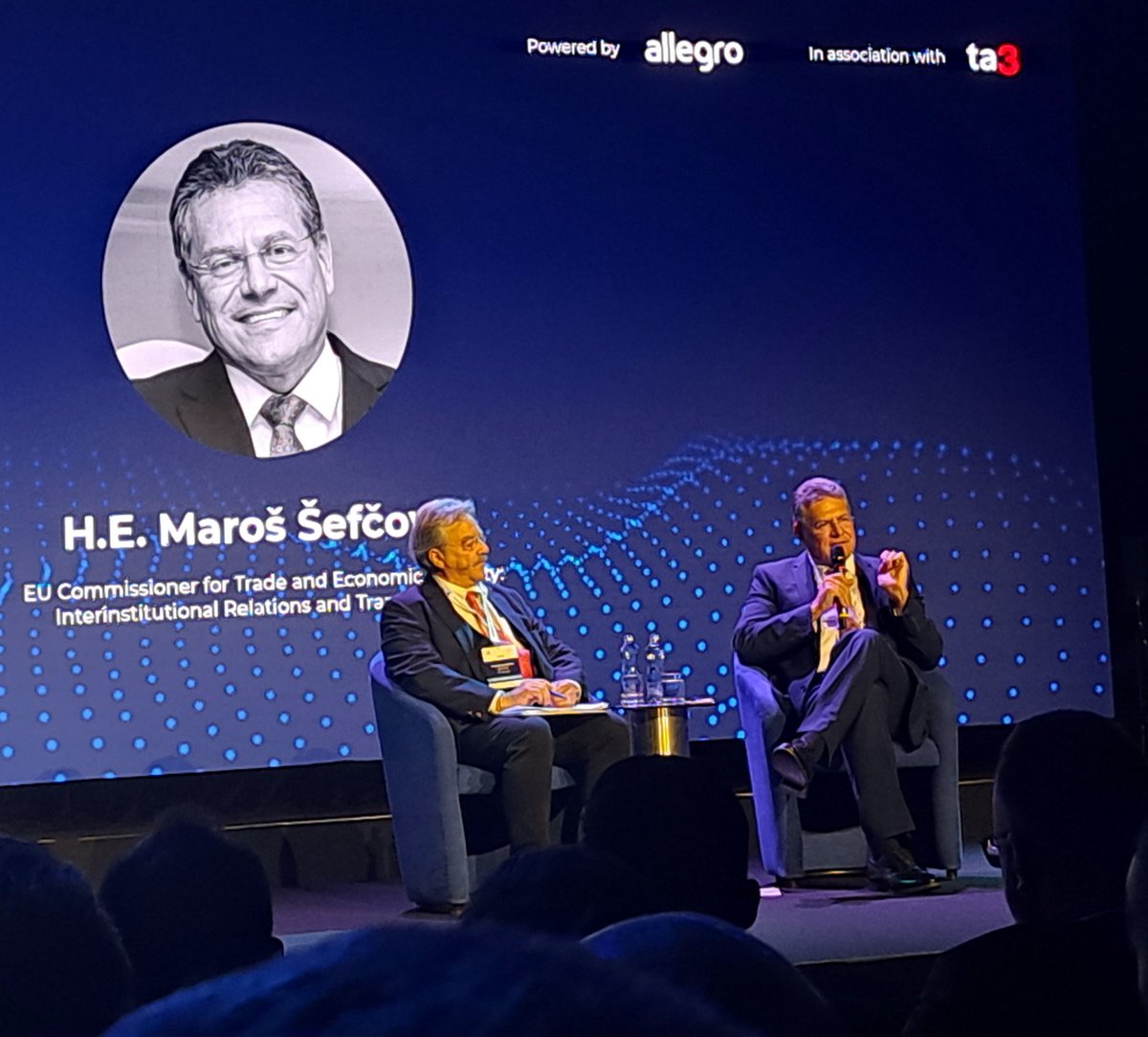 Nicolas Suran (@surannicolas) on Twitter photo #v4b25 : interesting intervention of <a href="/MarosSefcovic/">Maroš Šefčovič🇪🇺</a> on challenges for the EU and especially V4, 3 priorities : reindustrialize EU, reform external trade of the EU and permit new market access, pursue reforms to increase EU competitiveness. @v4business #v4b25 : interesting intervention of <a href="/MarosSefcovic/">Maroš Šefčovič🇪🇺</a> on challenges for the EU and especially V4, 3 priorities : reindustrialize EU, reform external trade of the EU and permit new market access, pursue reforms to increase EU competitiveness. @v4business