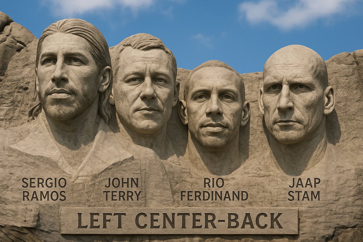 CFCFico's tweet image. 4. Left centre Backs 
Sergio Ramos, John Terry, Ferdinand, Stam