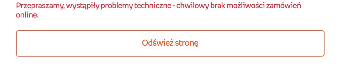 O proszę, empik.com padł. Nie można robić zamówień na stronie