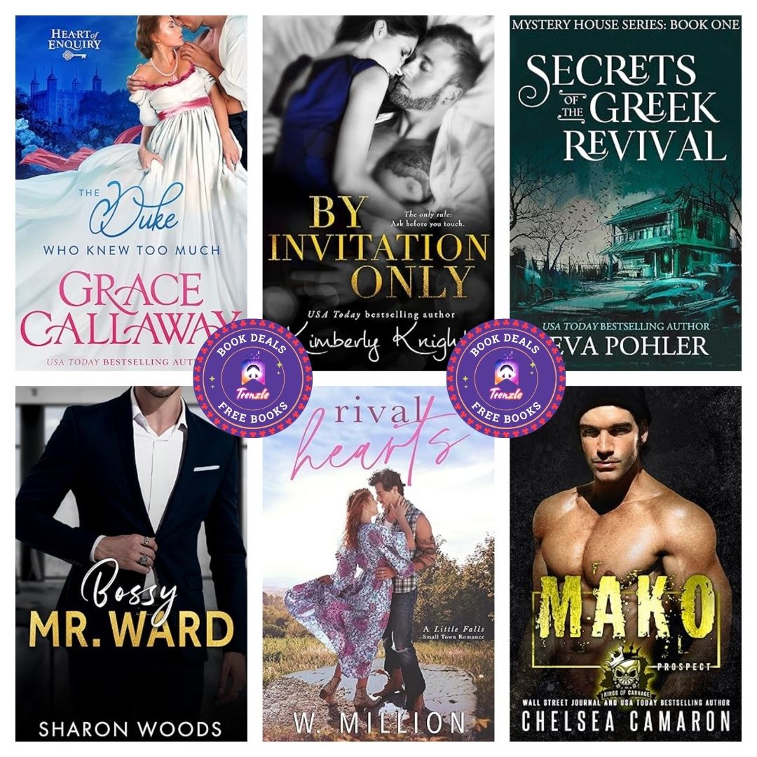 🚨Daily Book Deals Alert! Check out these trending free and bargain book deals available on June 10th from multiple genres like #Romance, #ScienceFiction, #Fantasy, #Mystery, #Thriller, and lots more. Add to Cart and start reading! 📷#freebooks #books trenzle.com/trenzle-top-10…
