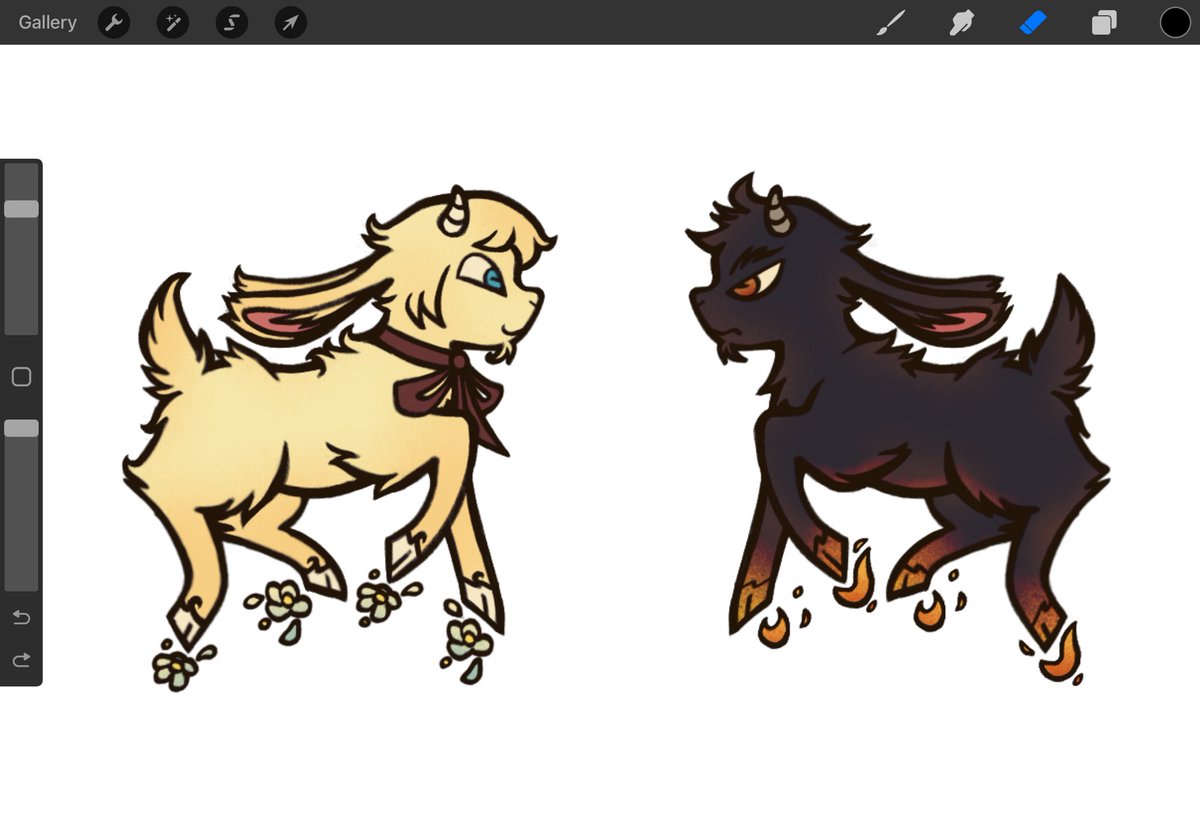 DrawnJawn's tweet image. Damien and pip as cute little goats… i wanna make them into keychains so bad #southpark #damienthorn #pippirrup #spdip