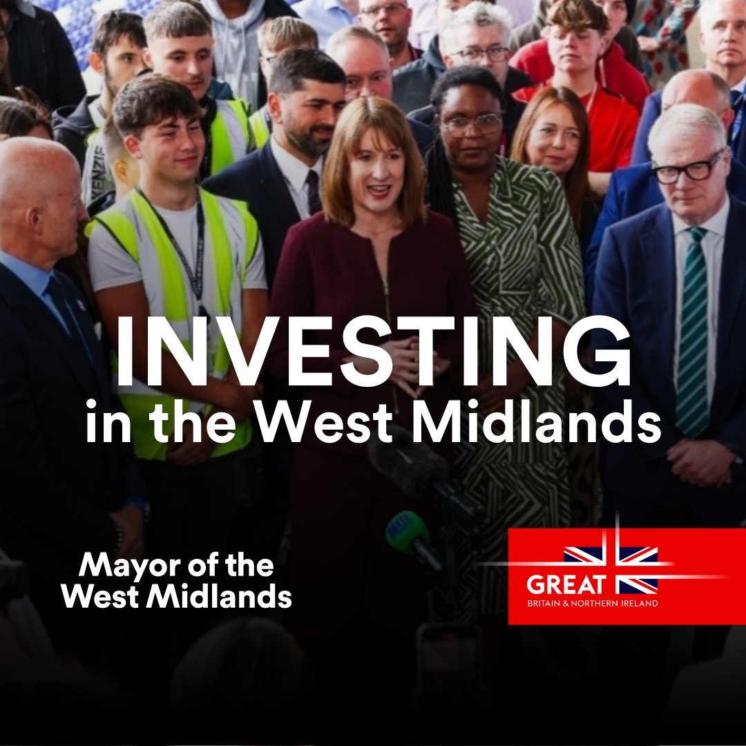 Richard Parker (@richparkerlab) on Twitter photo The West Midlands will host the UK’s Regional Investment Summit this autumn.
It's a big moment for our region and a chance to secure jobs, growth and investment for the future.
Thanks to <a href="/RachelReevesMP/">Rachel Reeves</a> and <a href="/jreynoldsMP/">Jonathan Reynolds</a> for showing faith in our brilliant region to deliver. The West Midlands will host the UK’s Regional Investment Summit this autumn.
It's a big moment for our region and a chance to secure jobs, growth and investment for the future.
Thanks to <a href="/RachelReevesMP/">Rachel Reeves</a> and <a href="/jreynoldsMP/">Jonathan Reynolds</a> for showing faith in our brilliant region to deliver.