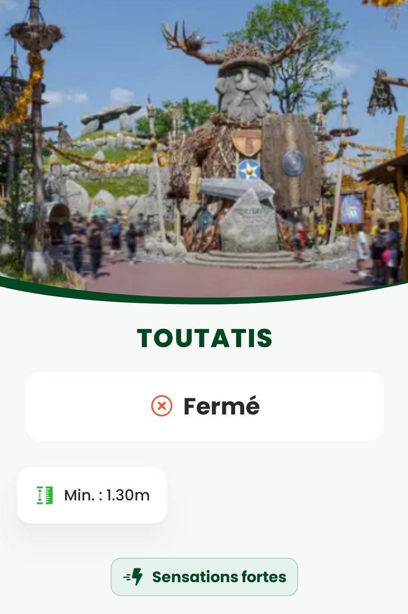 FamilleRock's tweet photo. Bonjour @ParcAsterix , toutatis qui a tourné que 2h hier et en panne depuis, toujours pas en service ce jour... pouvez vous nous dire ce qu'il en est? Que les gens puissent planifier leur visite au mieux 😉
#parcasterix #asterix #toutatis #coaster https://t.co/GPHdjhSE6V