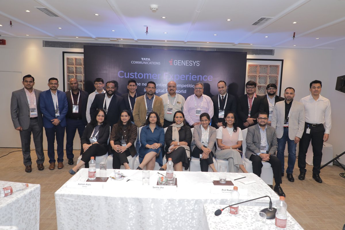 ETBrandEquity's tweet image. We’re thrilled to have hosted a power-packed Roundtable Discussion on
“Customer Experience: The Next Frontier of Competition in a Digital-First World”

Brought to you by ETCIO &amp;amp; ETBrandEquity, in association with Tata Communications and Genesys

#CustomerExperience #DigitalFirst