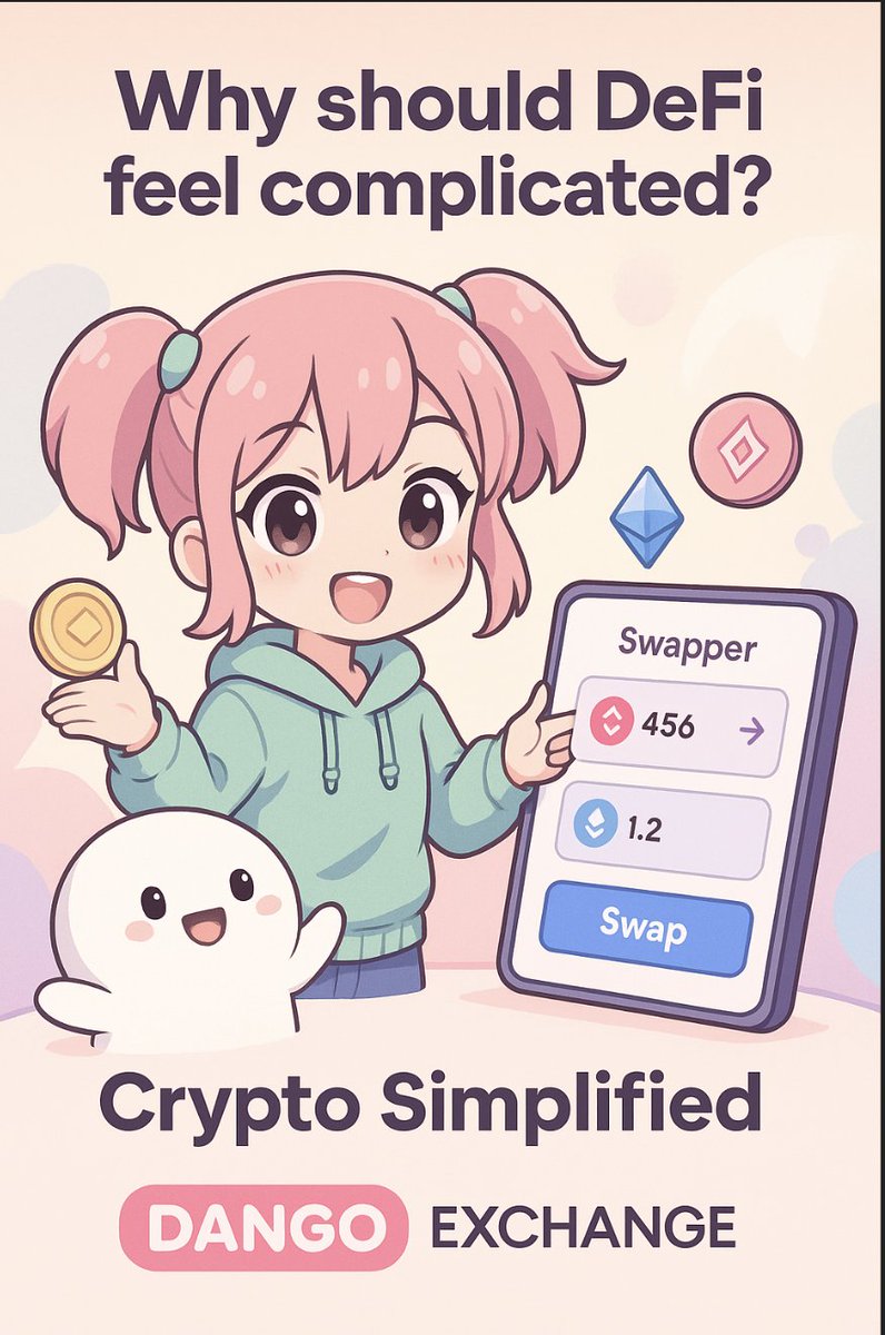 zak_jurgen's tweet image. Why should DeFi feel complicated?
@dangoXchg transforms user experience with #walletless onboarding, gamified interfaces, and instant swaps.
@GiveRep @0G_labs @LightLinkChain @SuiNetwork
#DangoExchange #DeFiUX #CryptoSimplified