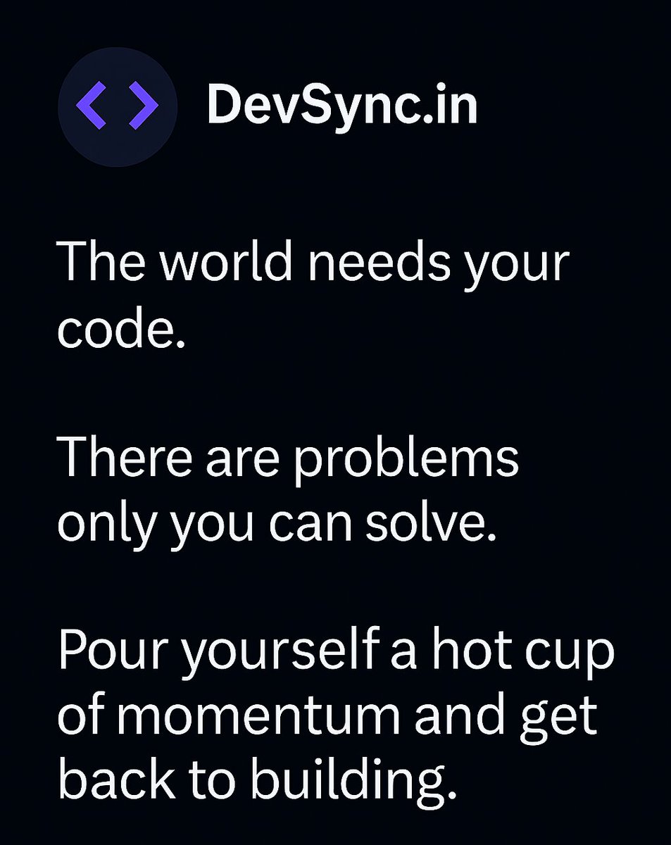 Devsync tweet media