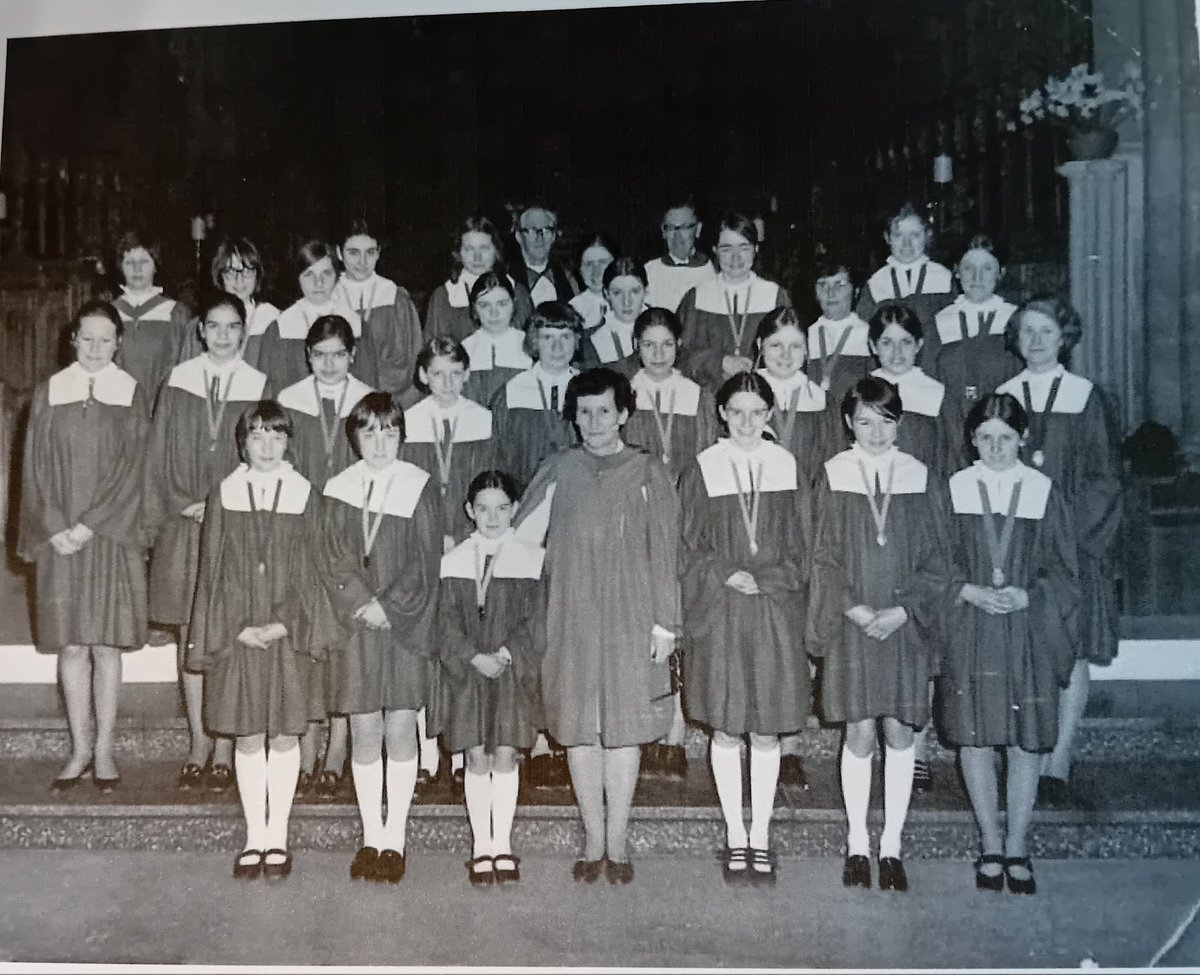 From the archives <a href="/croydonminster/">Croydon Minster</a>  the girls choir 1971/2 with their first director Christine Phillis <a href="/SouthwarkCofE/">Southwark Diocese</a> <a href="/rjhk/">Ronny Krippner</a> <a href="/ArchiveTrinity/">Trinity School Archive</a> <a href="/JohnWhitgiftFdn/">John Whitgift Foundation</a>