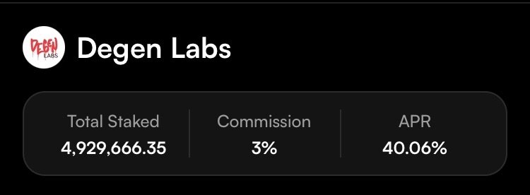 You want to stake your $COREUM but don't know where? 

Check DEGEN LABS VALIDATOR on your Leap Wallet.

first snapshot for June:
🗓️ Friday the 13th

bad luck for some
incredible drip for those who stake with us 😎

get in before the pot overflows 💧