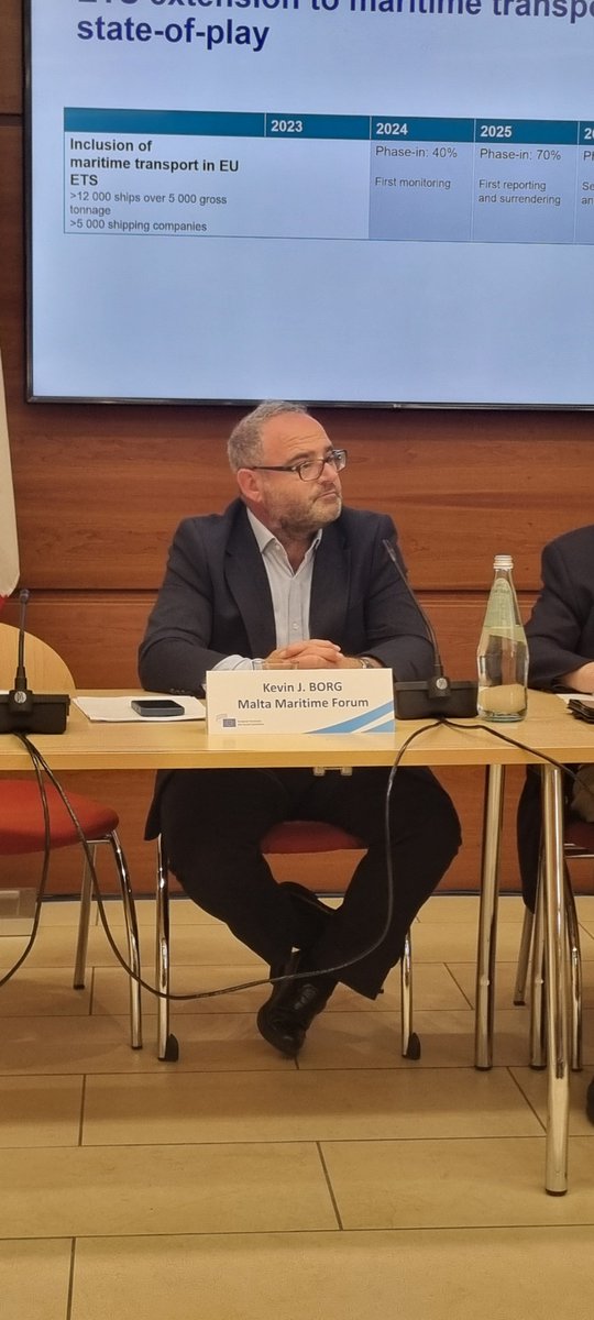 Review of the ETS  is necessary!
 
Malta Maritime Forum recommends  - ETS  &amp; FuelEU regulations must align with IMO net zero framework to   avoid prolonging of business &amp; carbon leakage through x2 tax

📺 Watch live (EN)]
  #ETSmaritimeEU Please engage on Sli.do