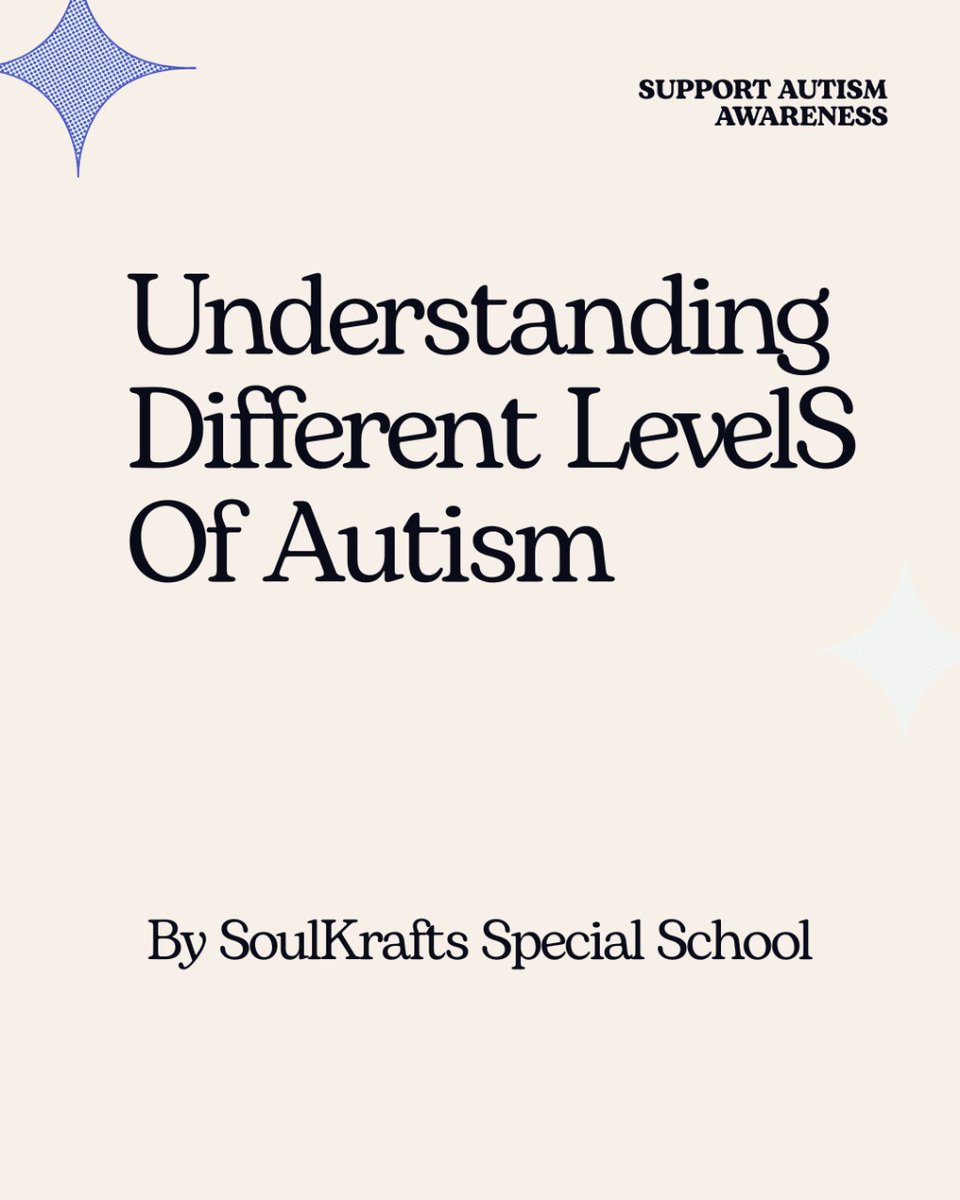 Soulkrafts's tweet photo. Not all support looks the same.
Understanding autism means understanding each level of it.
Let’s build a world that meets every need. 💙
#SupportNeurodiversity #AutismUnfiltered #Soulkrafts https://t.co/cepZkAhg30