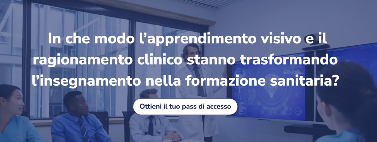 Martino_Luigi14's tweet photo. 🧠👁️ L’apprendimento visivo unito al ragionamento clinico sta rivoluzionando la formazione sanitaria.
Dalla teoria alla pratica, studenti più coinvolti, decisioni più efficaci.

Registrati 👇 https://t.co/L7XfcHvk1G

#MedEd #FormazioneSanitaria #ClinicalReasoning #VisualLearning https://t.co/OByBtpVUig