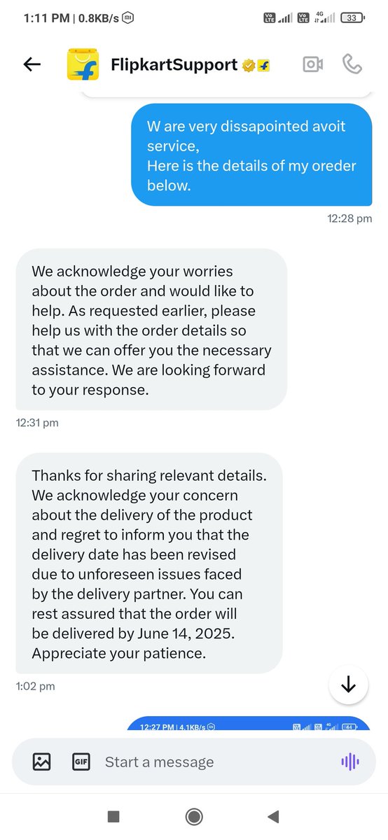 TrilokKr's tweet photo. No solved my problem my issue very bad service @flipkartsupport @Flipkart https://t.co/cNpbruCjQz