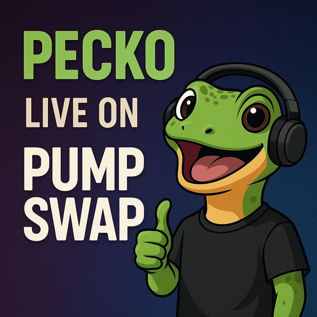 bingtrades's tweet photo. @rovercrc $PECKO is LIVE on #PumpSwap! Grab your bags before liftoff. it’s rocket fuel from here.
F5bLeVmDkZxFqQBQ3tr5oo9dqpf3x4b7a3oYpLPDpump
@Pecko_meme #PECKO https://t.co/sgOKM40biJ