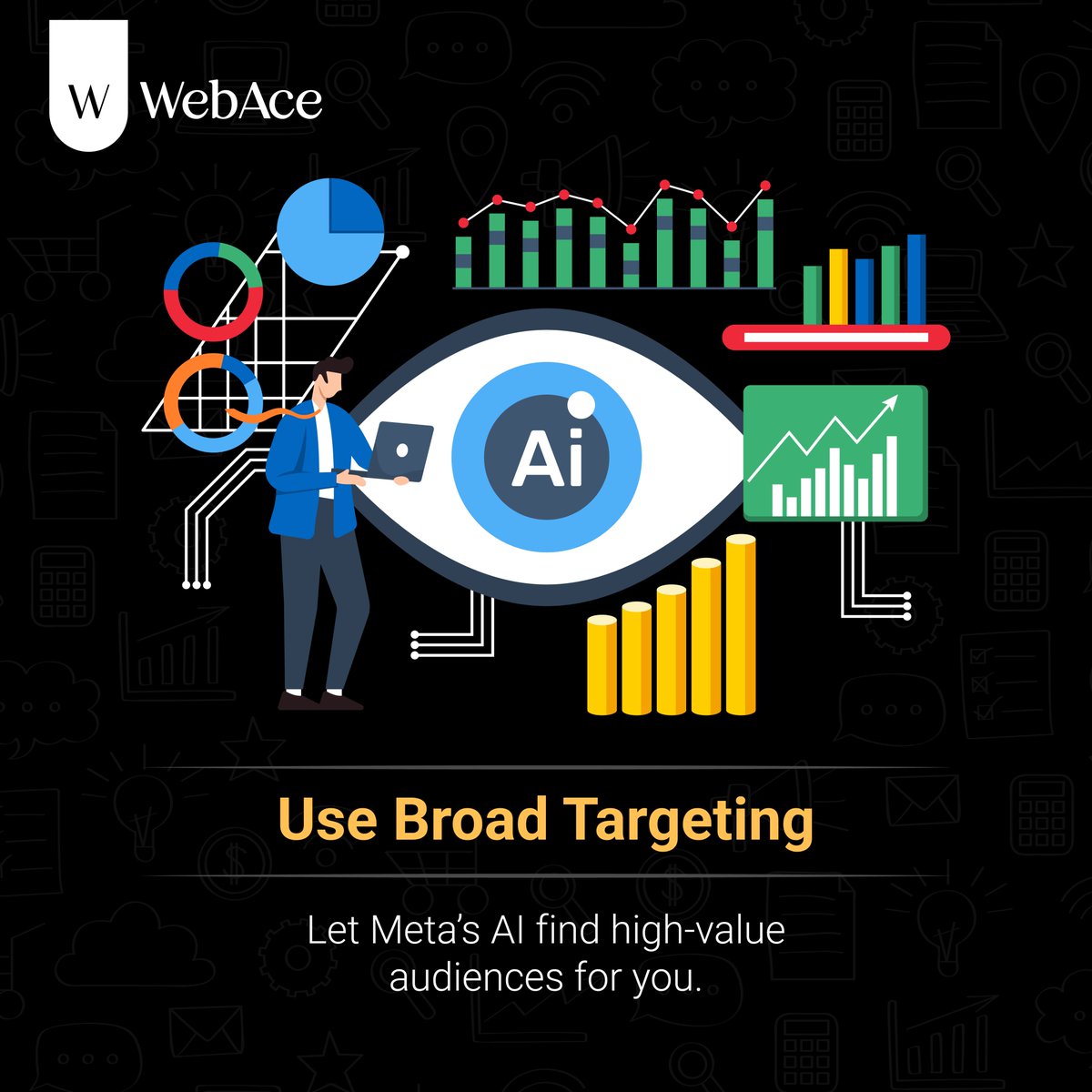 WebAce_India's tweet image. AI does the targeting, testing &amp;amp; optimizing - so your ads can do the converting.

Let WebAce help you turn automation into ROI.

#MetaAds #AIinMarketing #WebAce #AdTech #Marketing2025
