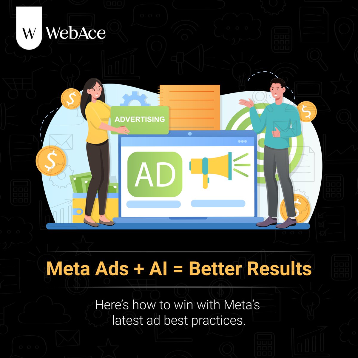WebAce_India's tweet image. AI does the targeting, testing &amp;amp; optimizing - so your ads can do the converting.

Let WebAce help you turn automation into ROI.

#MetaAds #AIinMarketing #WebAce #AdTech #Marketing2025