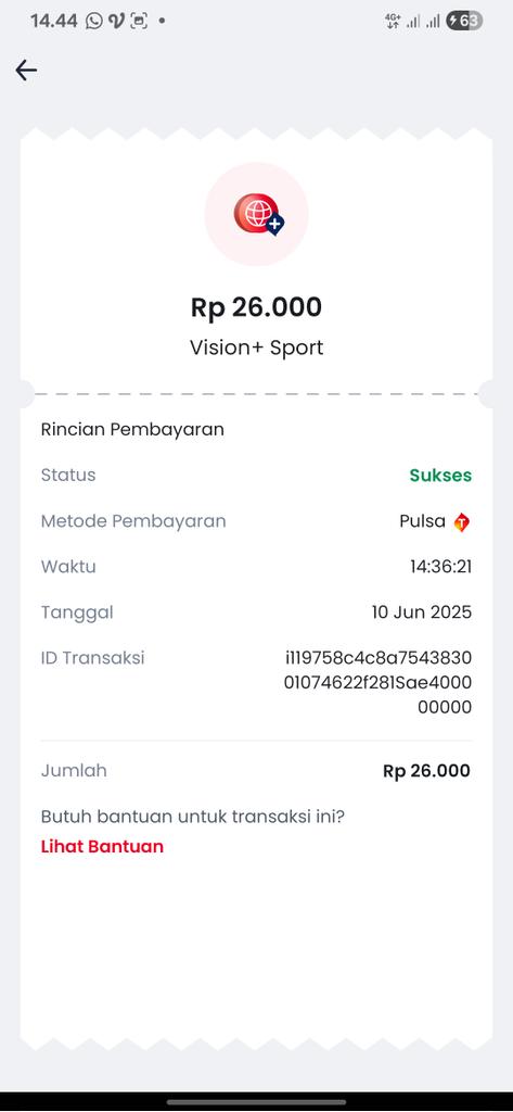 bisa bisanya udah beli langganan malah ga masuk di vision+ nya <a href="/Telkomsel/">Telkomsel</a> mau nonton timnas