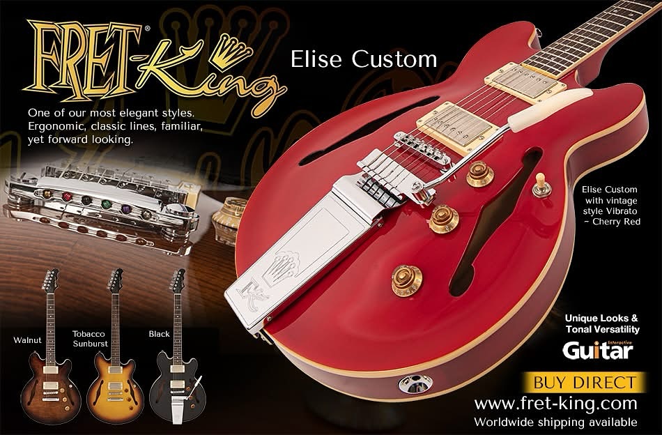 💥 Fret-King® June Summer Sale 💥
25% OFF All Guitars and Basses from the Fret-King® Website including FREE UK/EU Delivery!
Buy Now 📷 fret-king.com
Why Your Next Guitar Is A Fret-King.
