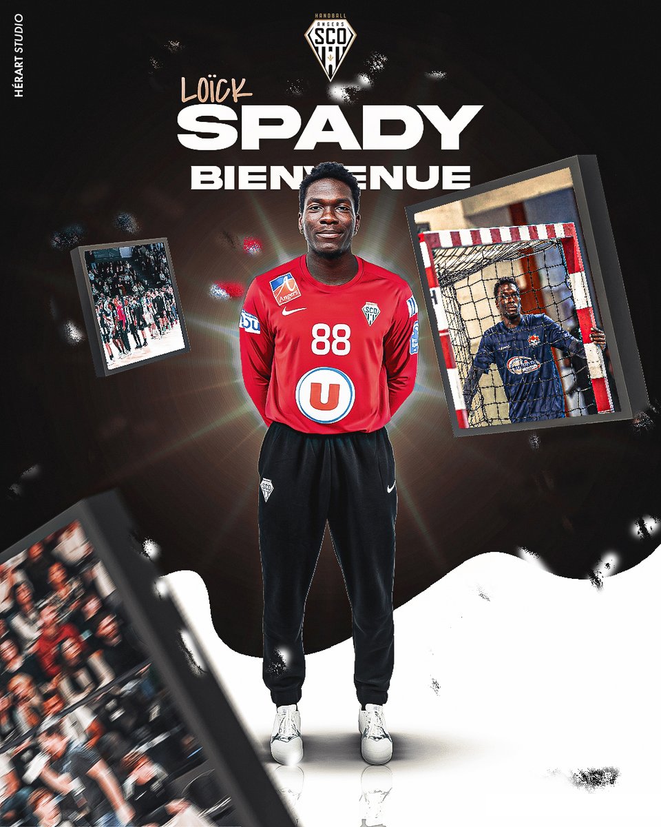 SCOHandball's tweet photo. 𝑩𝒊𝒆𝒏𝒗𝒆𝒏𝒖𝒆 𝑳𝒐ï𝒄𝒌 𝑺𝒑𝒂𝒅𝒚
Un nouveau gardien arrive au Haras ! Loïck SPADY rejoint Angers SCO Handball en provenance de l'US Saintes, prêt à défendre nos cages.
Bienvenue dans notre Team SCO !
#SportAngers #angerssco #teamsco #LaForceDuSCO #LaDalleAngevine https://t.co/DadbqbhwWg