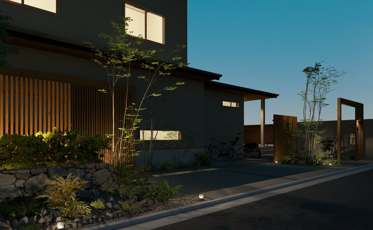 07CAD's tweet photo. 和の趣を取り入れたエクステリアデザインを作成しました！
こちらから是非、ご覧ください！
https://t.co/CyIvtoiSrV

#エクステリアデザイン #外構デザイン #エクステリアCAD #外構CAD https://t.co/rXTkUPmR4V