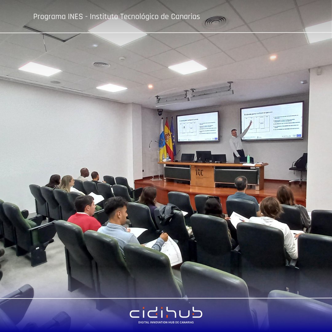✅ Reflexiona sobre cuál es el modelo de negocio más adecuado para cada caso.  

📷 Esta semana tuvimos un nuevo taller del Programa INES con José Belizón, socio y director de la consultora Monentia. 

#CIDIHUBCanarias