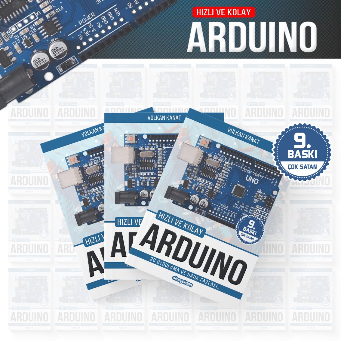 Arduino dünyasına yeni adım atan herkesin merakla okuyacağı bu cep kitabı ile temel Arduino uygulamalarının gerçekleştirilmesini ucuz ve kolay yoldan öğreneceksiniz. 🙏

Kitapyurdu 👉 kitapyurdu.com/kitap/hizli-ve…

#arduino #elektronik