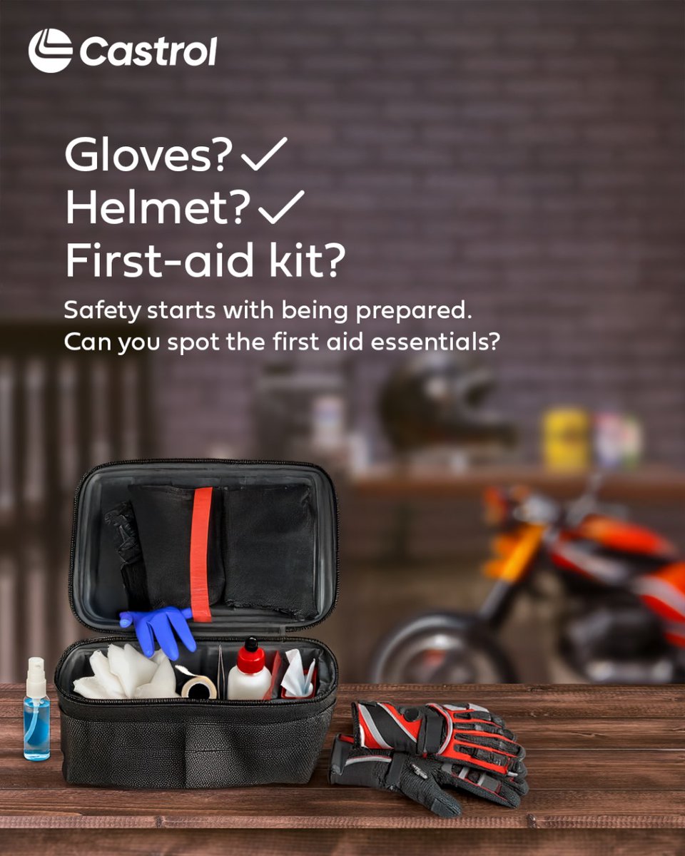 A well-stocked medical kit can turn a life-threatening situation around, making it a non-negotiable for any working floor.

Can you guess which essentials are always found inside? Test your knowledge and drop your answers in the comments below!

#Castrol #WorkshopEssentials