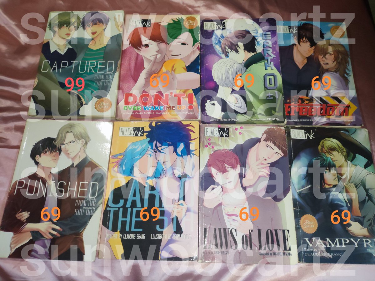 sunwoocartz's tweet photo. SALE WTS LFB PH
BL Books

DOP: 2 days reservation
MOP: gcash
LOC: mm
MOD: sdd, ggx, flash, j&amp;t
#swcartz_onhand 

🔖 boys love captured don't ever wake me up earth 0 + 1 freedom punished juan carlo the 5th laws of love vampyre rayt https://t.co/vcJf3NI5fQ