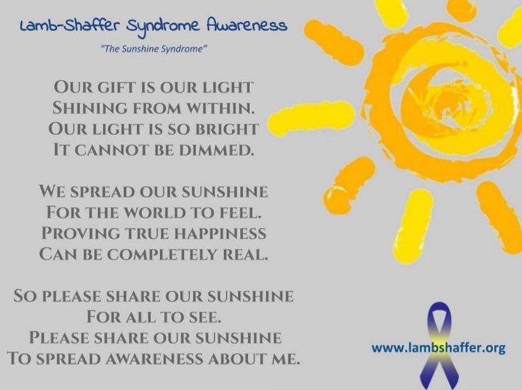 davisj_r's tweet photo. Charlotte, like others with this condition suffers with various symptoms such as…
speech delay, 
behaviour issues, 
low muscle tone, 
gross and fine motor delay’s, 
vision issues, 
anxiety,
seizures
and a smile and a laugh that could light up a room.

#raisingarare
#lambshaffer https://t.co/lZGgf6aoZt