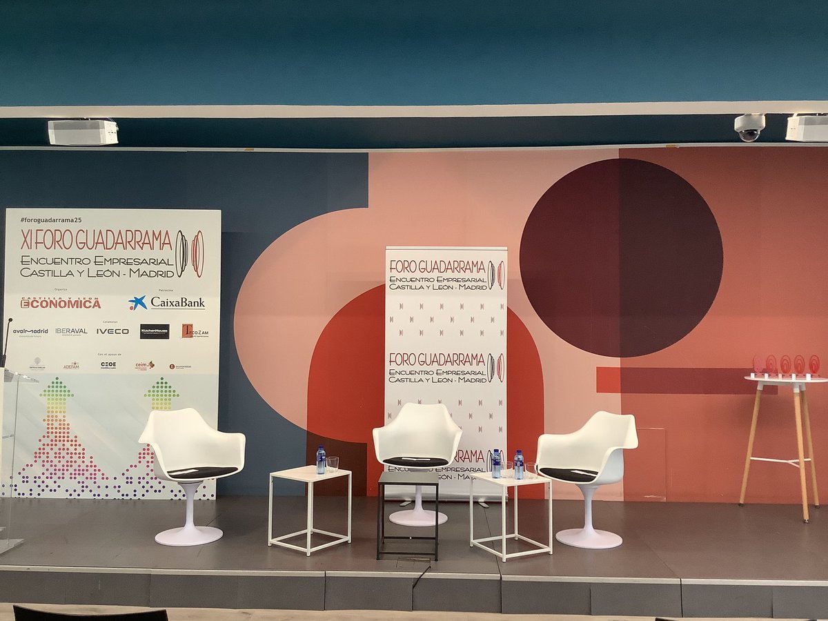 cyleconomica's tweet image. Todo preparado para que empiece #foroguadarrama25
@caixabank @jcyl @ComunidadMadrid @avalmadrid @IBERAVAL @IvecoES @kuchenhouse #TecoZam  @EFCyL @adefammadrid  @ceoe_cyl @_CEIM_ @EconomistasOrg @chocolatestrapa  @MahouSanMiguel @hijolusa