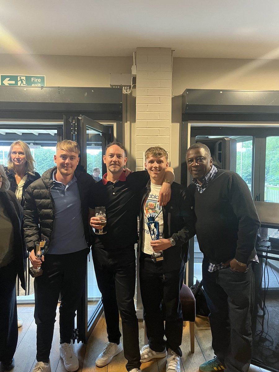 Well done to Byron and Harry picking up players player and managers player of the year