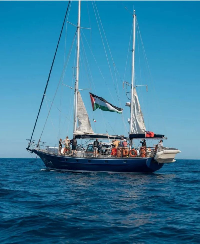 Full support to the crew of the Madleen, who've been kidnapped by Israeli lying, war criminals in international waters. Every action to help the heroes of Gaza who are withstanding genocide &amp; starvation will be remembered in history. #BreakTheSiege
