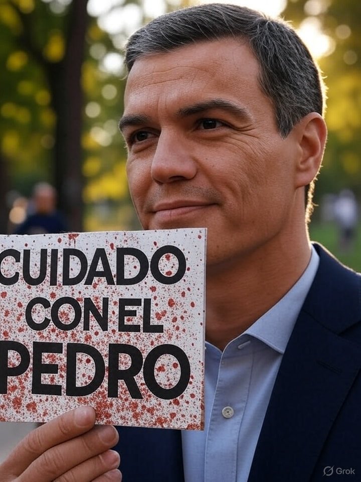 Cuidado con el Pedro (sanchista bulócrata sociópata miserable)