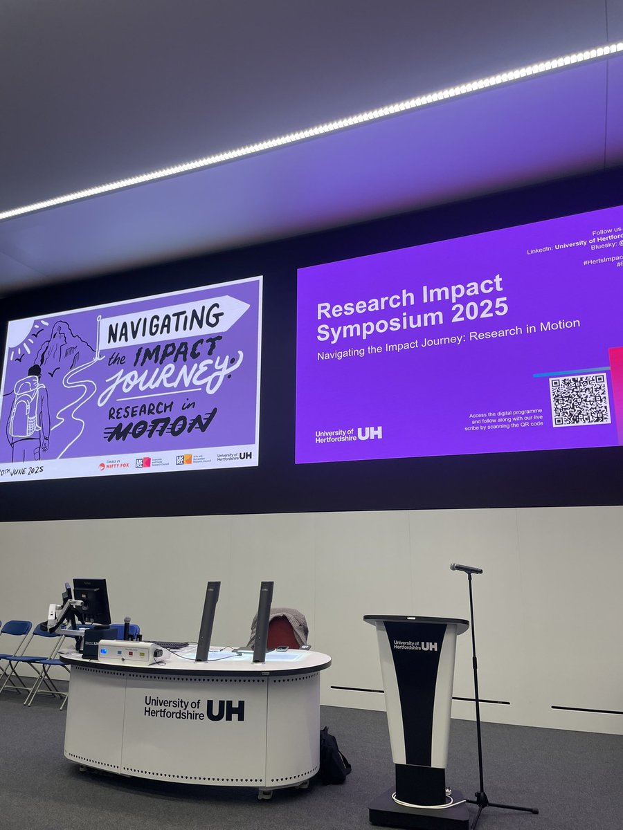 UHertsResearch's tweet image. We’re getting started at the Research Impact Symposium 2025! #HertsImpactSymposium2025 #ResearchInMotion #HertsResearch