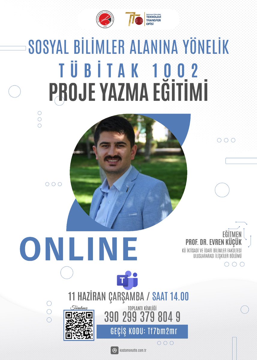 1002 proje yazma eğitimine bekleriz