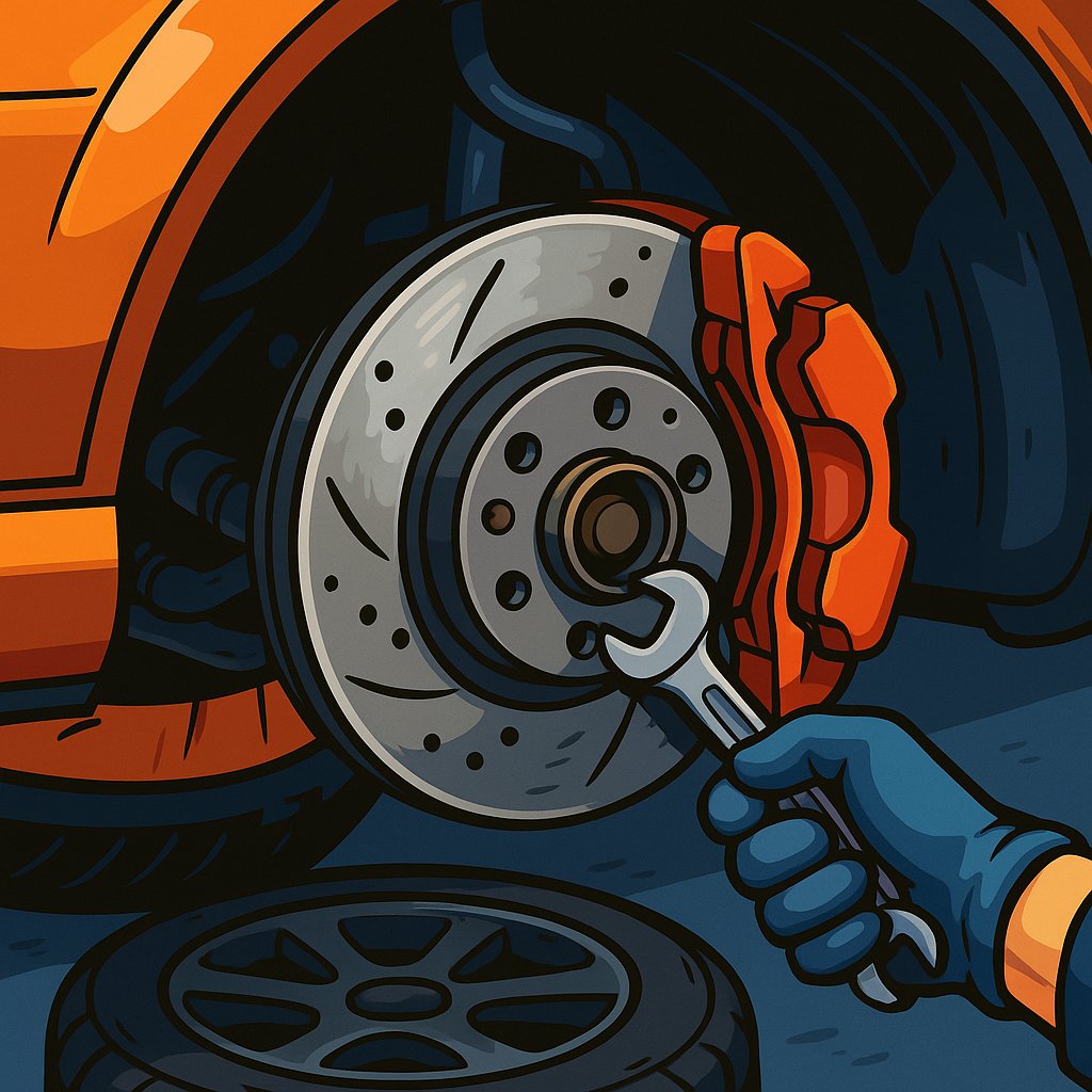 ASMotorRivas's tweet image. 🔧 ¿Tu coche hace un ruido metálico al frenar? Podría ser señal de pastillas de freno desgastadas. Ignorarlo puede dañar los discos y disparar el coste de la reparación. No esperes a que sea tarde: pide cita y evita problemas mayores📞#RivasVaciamadrid #Frenos #Mecánica